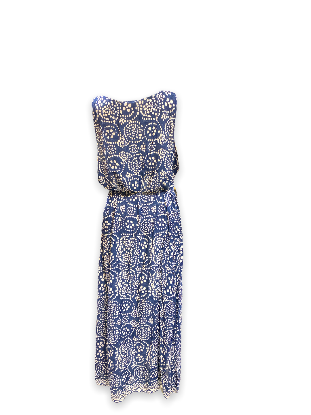 Blue & White Maxi Dress Size: L